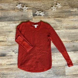 Knit Sweater with Buttoned Back